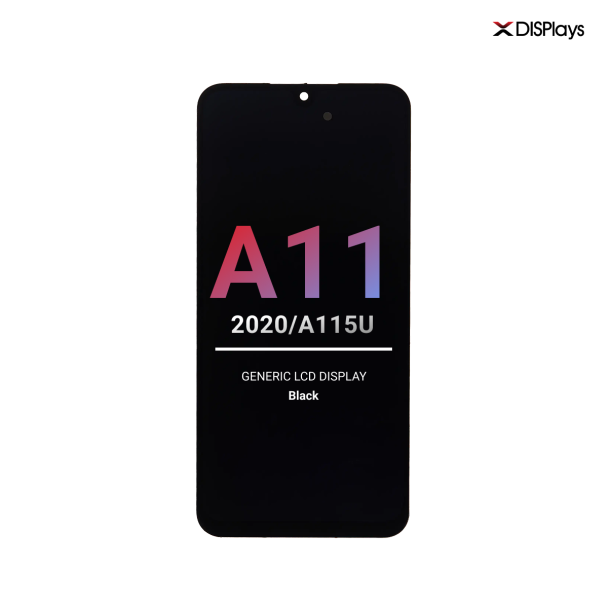 Samsung A11 (2020/A115U) Generic Lcd Display with Frame - Black