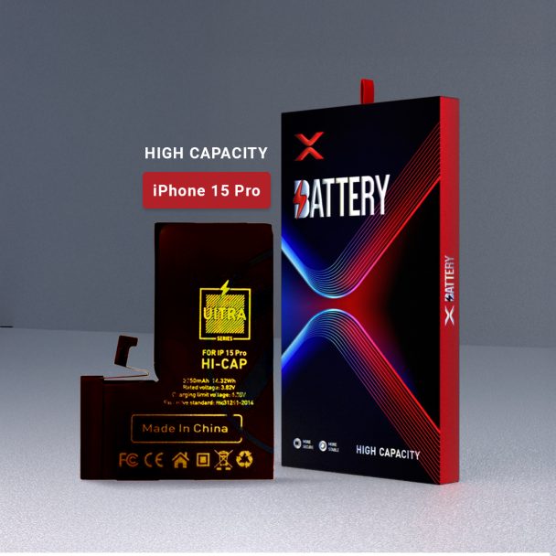  iPhone 15 Pro  Replacement Battery -High Capacity