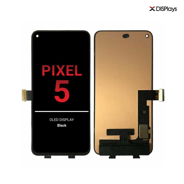 Google Pixel 5 OLED with Frame Display Replacement  - Black