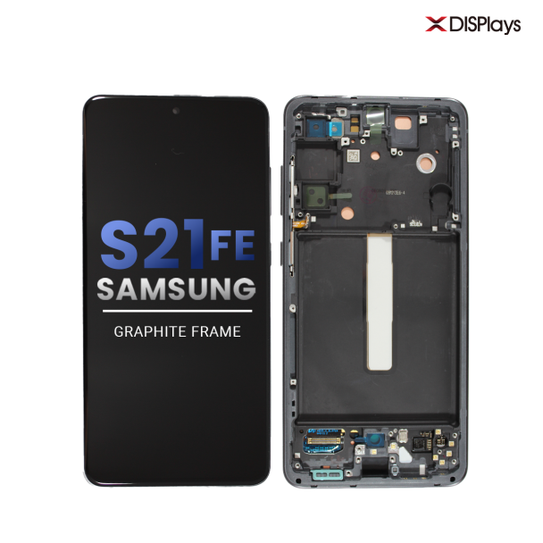 Samsung S21 FE Refurbished Display Frame  -Graphite
