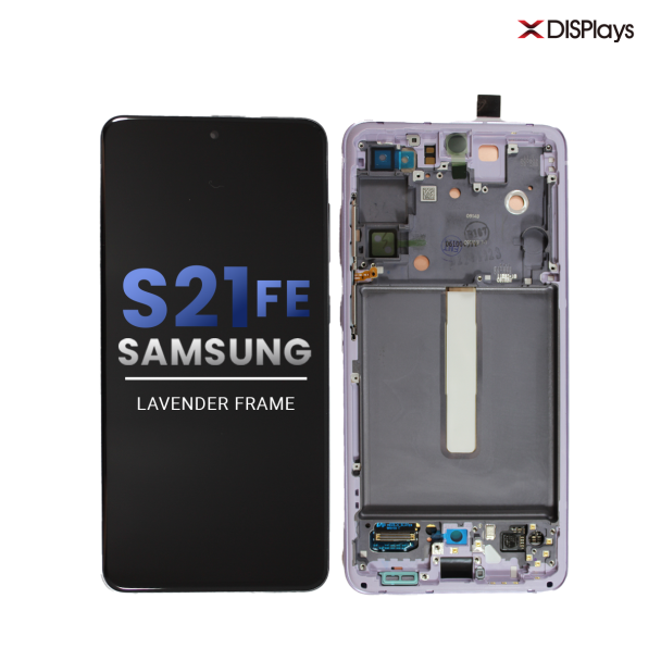 Samsung S21 FE Refurbished Display Frame  -Lavender