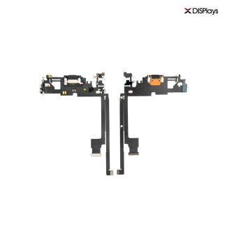 iPhone 12 Pro Max Charging Port with Flex Cable Replacement Part - Black