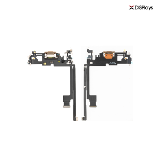 iPhone 12 Pro Max Charging Port with Flex Cable Replacement Part - Gold