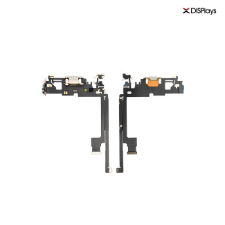 iPhone 12 Pro Max Charging Port with Flex Cable Replacement Part - White