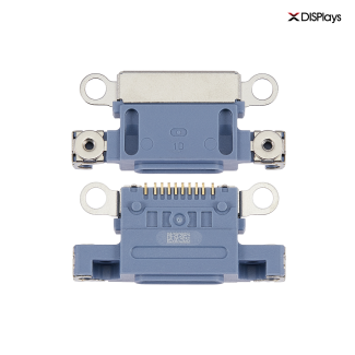 iPhone 14 Plus Charging Port with Flex Cable Replacement Part - Blue