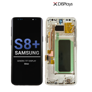 Samsung S8 Plus Generic TFT Display With Frame -Silver