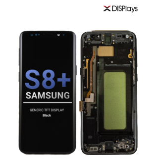 Samsung S8 Plus Generic TFT Display With Frame - Black