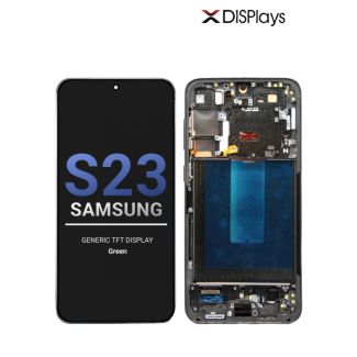 Samsung S23 Generic TFT Display With Frame - Green