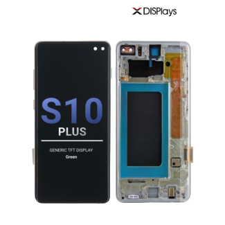 Samsung S10 Plus Generic TFT Display With Frame - Green