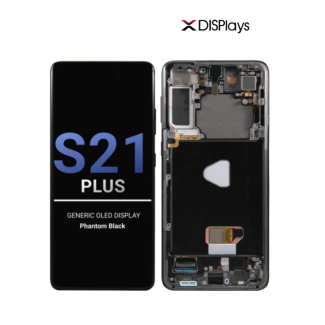Samsung S21 Plus Generic OLED Display With Frame -Phantom Black