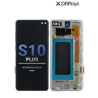 Samsung S10 Plus Refurbished Display Frame  -Green
