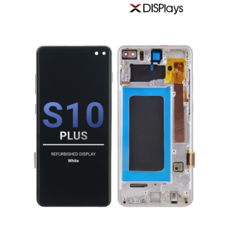 Samsung S10 Plus Refurbished Display Frame  -White