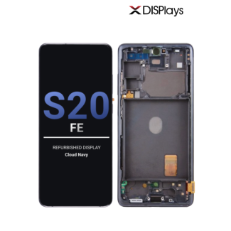 Samsung S20FE Refurbished Display Frame  -Cloud Navy