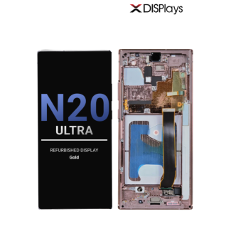 Samsung Note 20 Ultra Refurbished Display Frame  -Gold