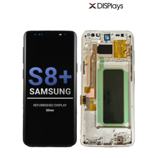 Samsung S8 Plus Refurbished Display Frame  -Silver