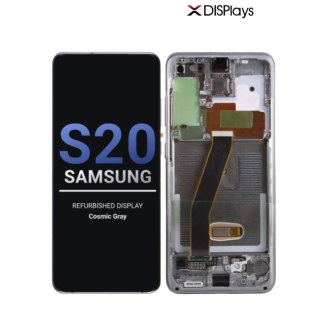 Samsung S20 Refurbished Display Frame  -Cosmic Gray