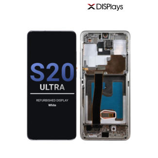 Samsung S20 Ultra Refurbished Display Frame  -White
