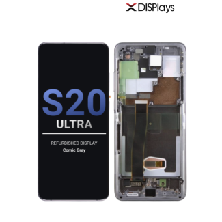 Samsung S20 Ultra Refurbished Display Frame  -Cosmic Gray
