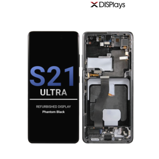 Samsung S21 Ultra Refurbished Display Frame  -Phantom Black