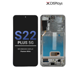 Samsung S22 Plus 5G Refurbished Display Frame  -Phantom White