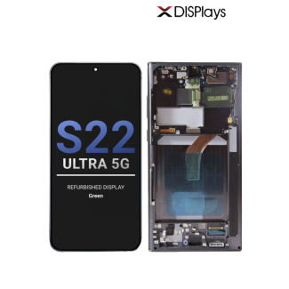 Samsung S22 Ultra 5G Refurbished Display Frame  -Green
