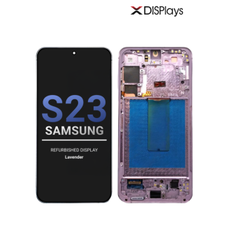 Samsung S23 Refurbished Display Frame  -Lavender