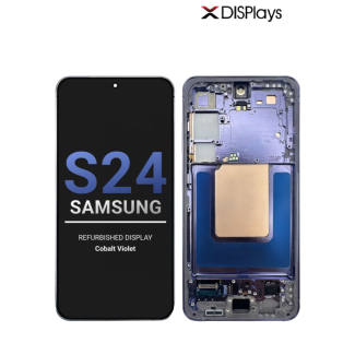 Samsung S24 Refurbished Display Frame  -Cobalt Violet