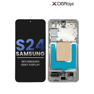 Samsung S24 Refurbished Display Frame  -Marble Gray