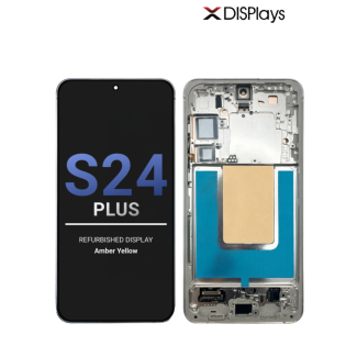 Samsung S24 Plus Refurbished Display Frame  -Amber Yellow