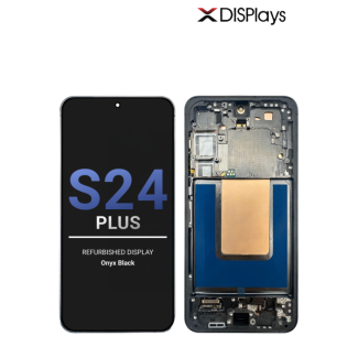 Samsung S24 Plus Refurbished Display Frame  -Onyx Black