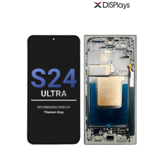 Samsung S24 Ultra Refurbished Display Frame  -Titanium Gray