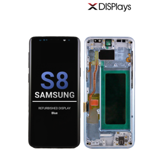 Samsung S8 Refurbished Display Frame -Blue