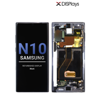  Samsung Note10 Refurbished Display Frame  -Black 
