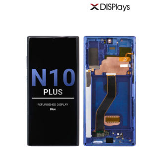 Samsung Note 10 Plus Refurbished Display Frame  -Blue