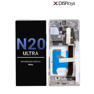 Samsung Note 20 Ultra Refurbished Display Frame  -White