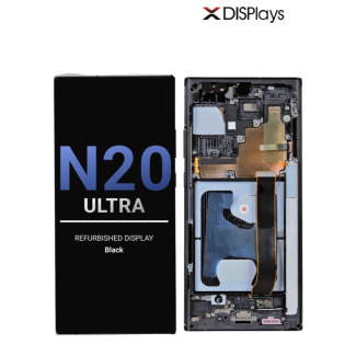 Samsung Note 20 Ultra Refurbished Display Frame  -Black