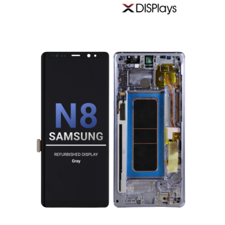 Samsung Note 8 Refurbished Display Frame  -Gray