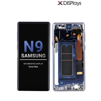 Samsung Note 9 Refurbished Display Frame  -Ocean Blue