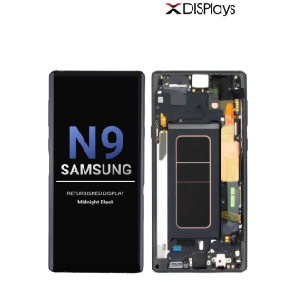 Samsung Note 9 Refurbished Display Frame  -Midnight Black