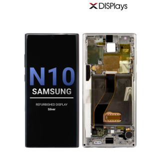  Samsung Note10 Refurbished Display Frame  -Silver