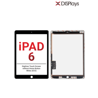 IPad 6 (ECO) Replacement Digitizer Touch Screen without Home Button-White