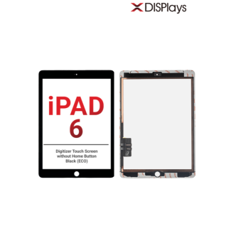 IPad 6 (ECO) Replacement Digitizer Touch Screen without Home Button  -Black