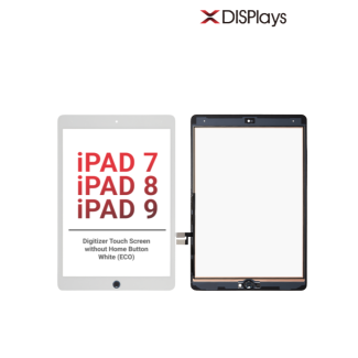 IPad 7/iPad 8/iPad 9 (ECO) Digitizer Touch Screen without Home Button Replacement -White