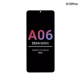Samsung A06 (2024/A065) Generic Lcd Display with Frame - Black