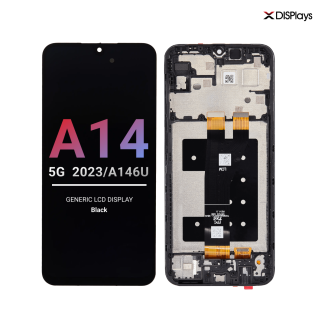 Samsung A14 5G (2023/A146U) Generic Lcd Display with Frame - Black