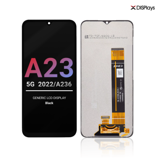 Samsung A23 5G (2022/A236) Generic Lcd Display with Frame - Black