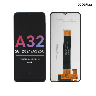 Samsung A32 5G (2021/A326U) Generic Lcd Display with Frame - Black