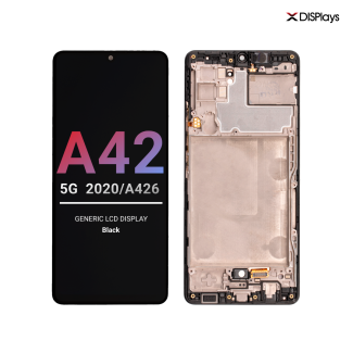 Samsung A42 5G (2020/A426) Generic Lcd Display with Frame - Black