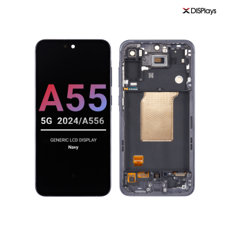 Samsung A55 5G (2024/A556)  Generic Lcd Display with Frame-Navy