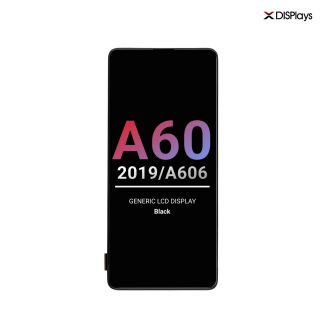 Samsung A60 (2019/A606) Generic Lcd Display with Frame - Black